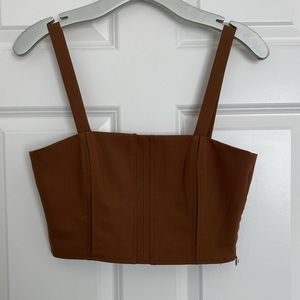 Zara Brown Top